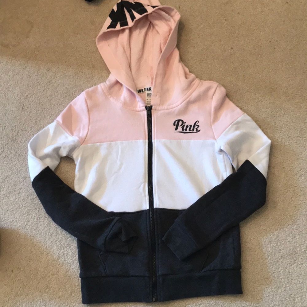 PINK full zip XS